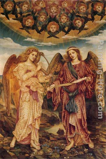 Gloria in Excelsis painting - Evelyn de Morgan Gloria in Excelsis art painting